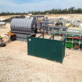 Continuous working waste drying equipment with pyrolysis